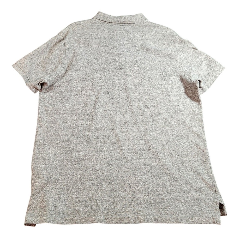 Men's Polo Ralph Lauren Classic Fit Polo Shirt in Heathered Light Gray - Large - Picture 2 of 8